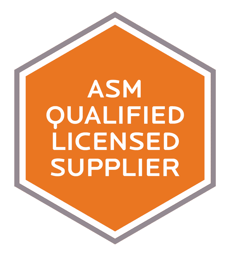 ASM qualified licensed supplier